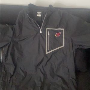 Arizona Cardinals half zip windbreaker jacket